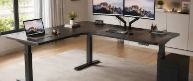 Como escolher a melhor mesa ajustável em tamanho de L para um escritório em casa