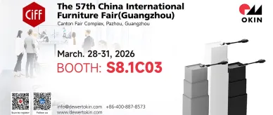 Grupo de Tecnologia DewertOkin vai expor na 57ª Feira Internacional de Móveis da China