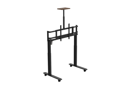 Carrinho de TV de elevação elétrica Carrinho móvel